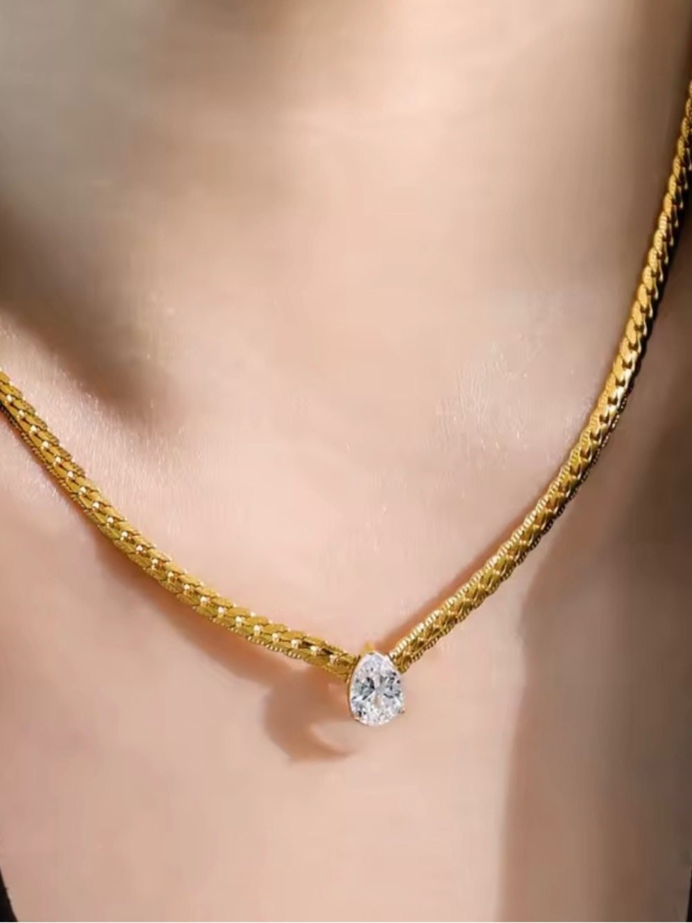 2ct Pear Cut Necklace - Picture 11 of 11